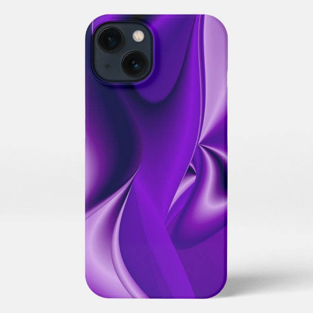 Purple Flower Rainbow Dreams iPhone Case (Back)