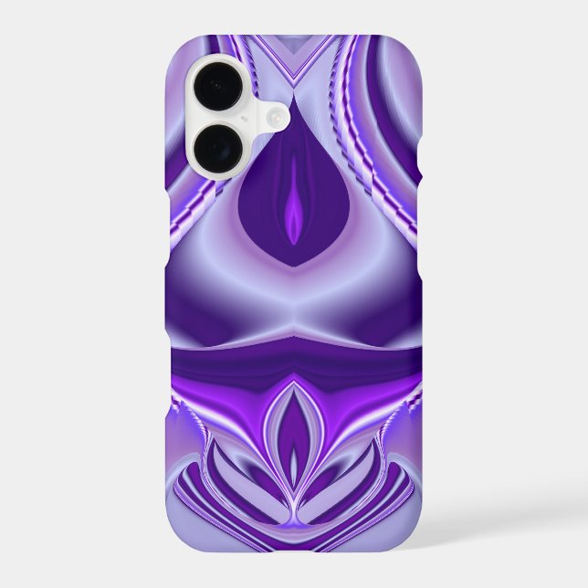 Purple Flower Rainbow Dreams iPhone Case (Back)