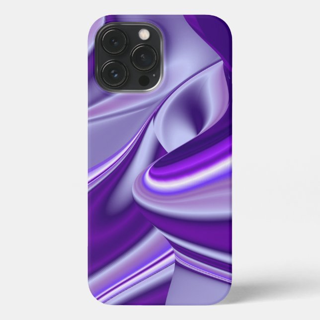 Purple Flower Rainbow Dreams iPhone Case (Back)