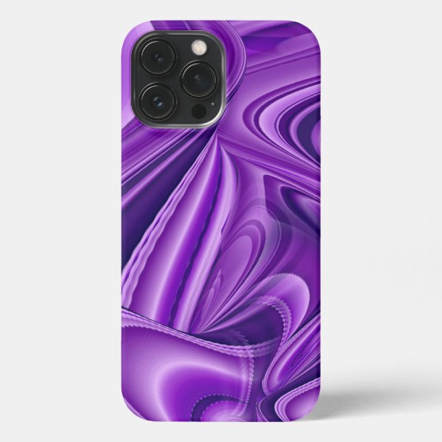 Purple Flower Rainbow Dreams iPhone Case (Back)