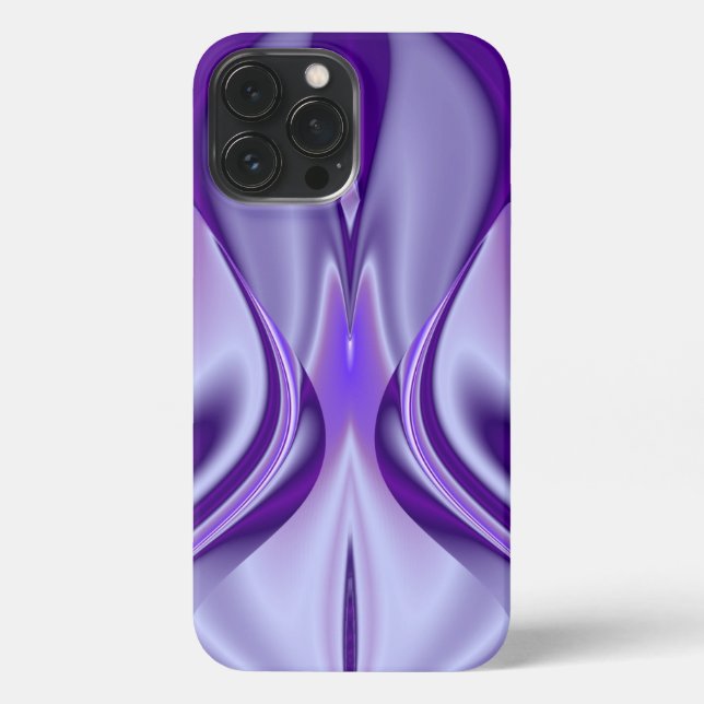 Purple Flower Rainbow Dreams iPhone Case (Back)