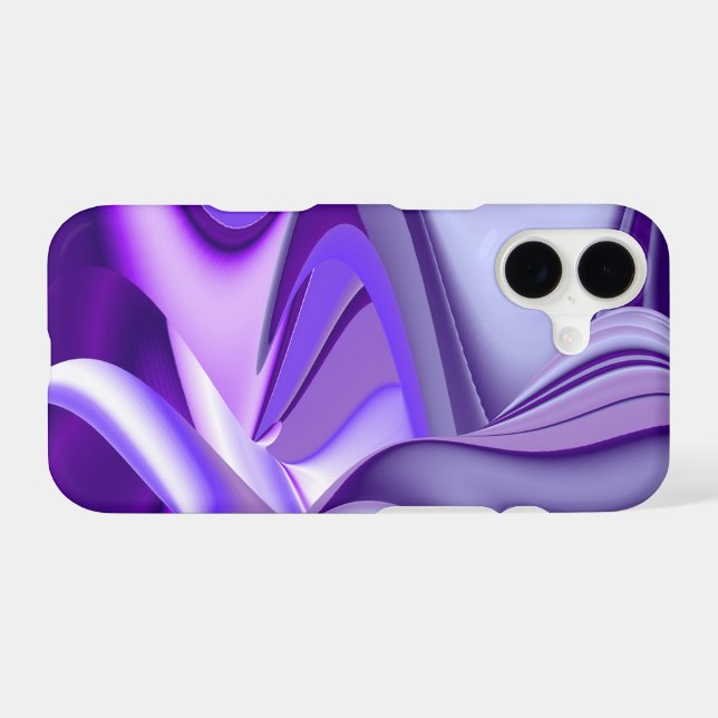 Purple Flower Rainbow Dreams iPhone Case (Back Horizontal)