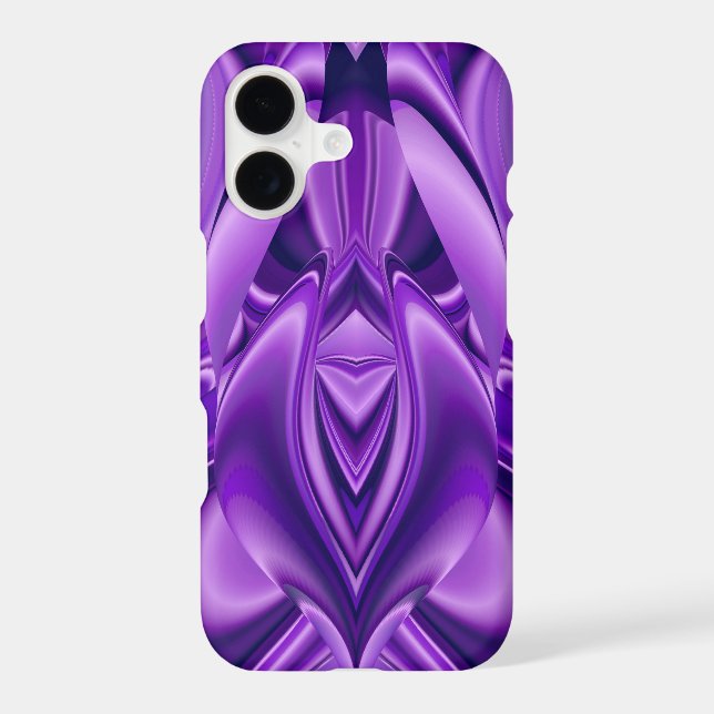 Purple Flower Rainbow Dreams iPhone Case (Back)