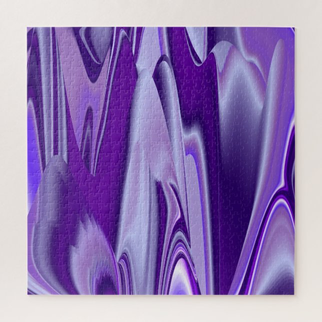 Purple Flower Rainbow Dreams Jigsaw Puzzle (Vertical)