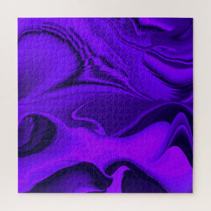 Purple Flower Rainbow Dreams Jigsaw Puzzle