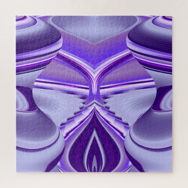 Purple Flower Rainbow Dreams Jigsaw Puzzle (Vertical)