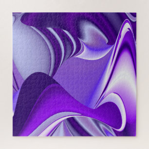 Purple Flower Rainbow Dreams Jigsaw Puzzle