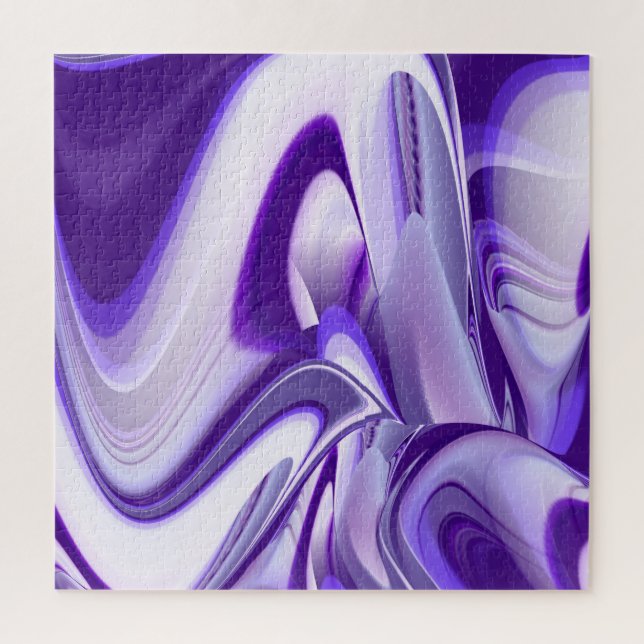 Purple Flower Rainbow Dreams Jigsaw Puzzle (Vertical)