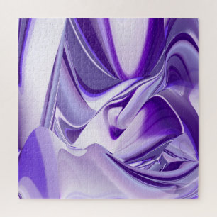 Purple Flower Rainbow Dreams Jigsaw Puzzle