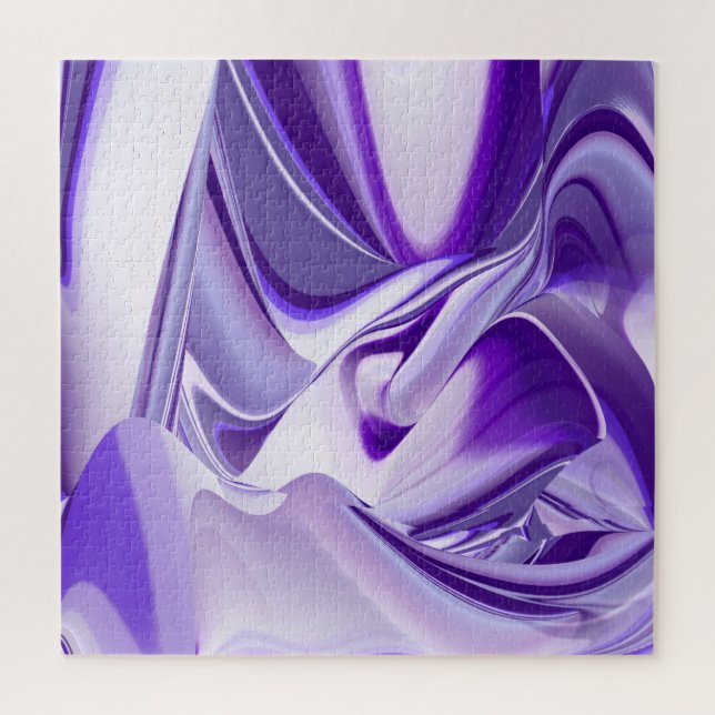 Purple Flower Rainbow Dreams Jigsaw Puzzle (Vertical)