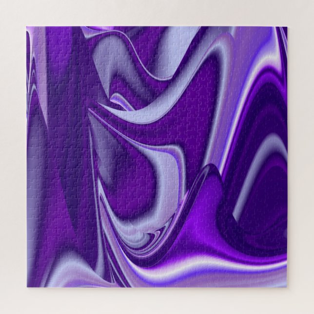 Purple Flower Rainbow Dreams Jigsaw Puzzle (Vertical)