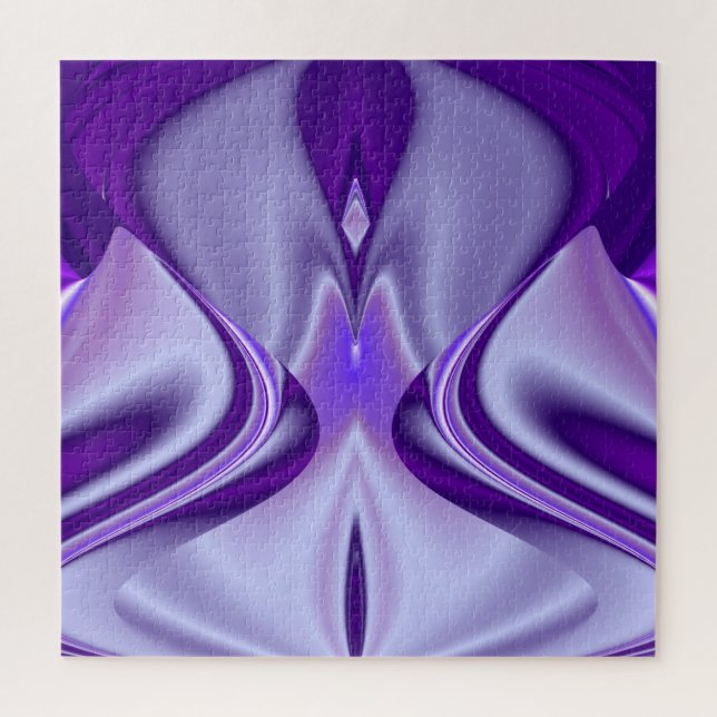 Purple Flower Rainbow Dreams Jigsaw Puzzle (Vertical)