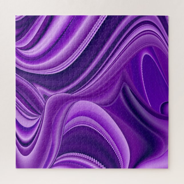 Purple Flower Rainbow Dreams Jigsaw Puzzle (Vertical)