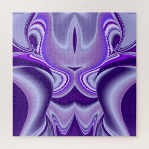 Purple Flower Rainbow Dreams Jigsaw Puzzle