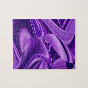 Purple Flower Rainbow Dreams Jigsaw Puzzle
