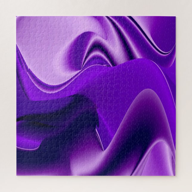 Purple Flower Rainbow Dreams Jigsaw Puzzle (Vertical)