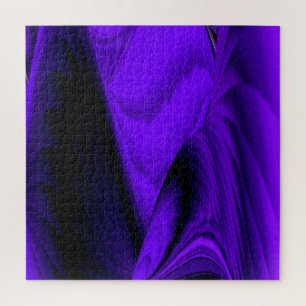 Purple Flower Rainbow Dreams Jigsaw Puzzle