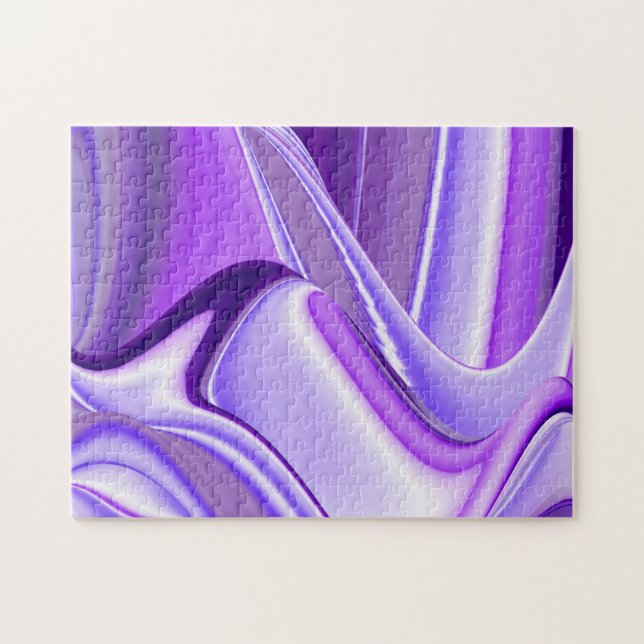 Purple Flower Rainbow Dreams Jigsaw Puzzle (Horizontal)