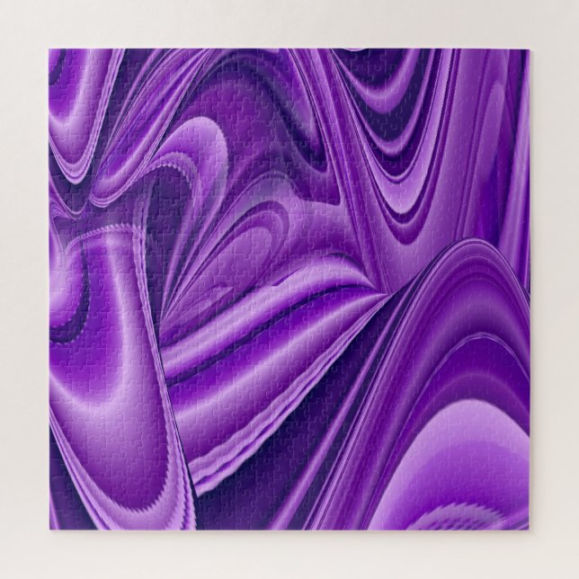 Purple Flower Rainbow Dreams Jigsaw Puzzle (Vertical)