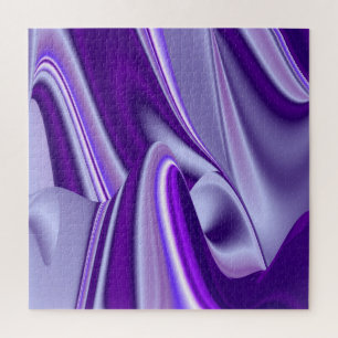 Purple Flower Rainbow Dreams Jigsaw Puzzle