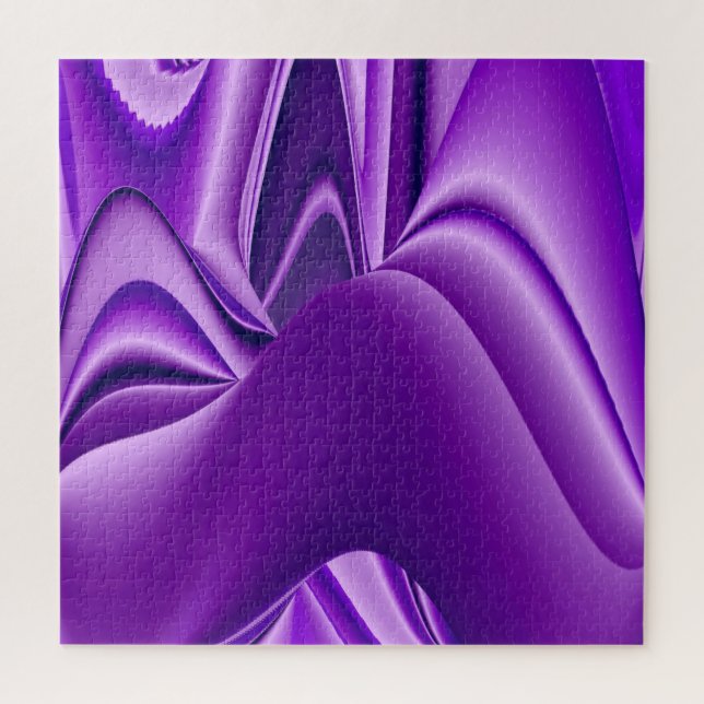 Purple Flower Rainbow Dreams Jigsaw Puzzle (Vertical)