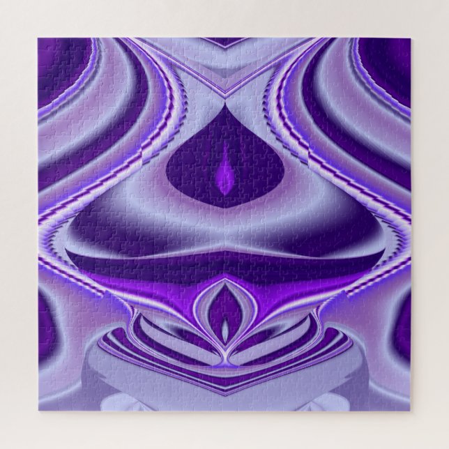 Purple Flower Rainbow Dreams Jigsaw Puzzle (Vertical)