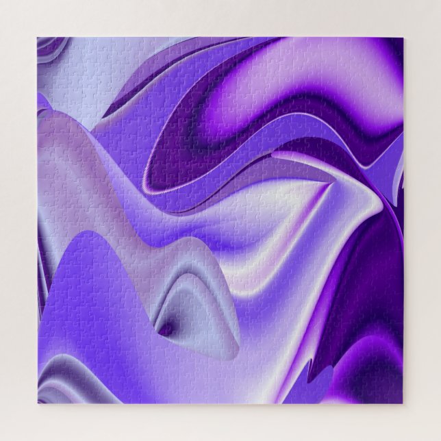 Purple Flower Rainbow Dreams Jigsaw Puzzle (Vertical)