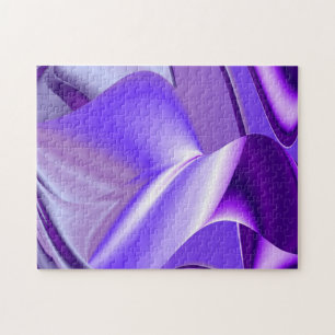 Purple Flower Rainbow Dreams Jigsaw Puzzle