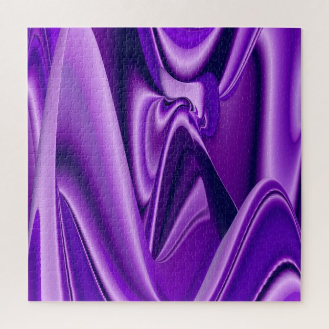 Purple Flower Rainbow Dreams Jigsaw Puzzle (Vertical)