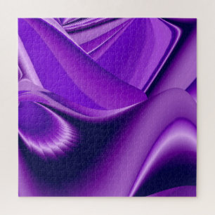 Purple Flower Rainbow Dreams Jigsaw Puzzle