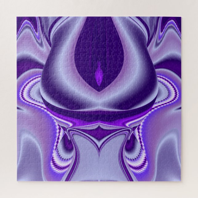 Purple Flower Rainbow Dreams Jigsaw Puzzle (Vertical)