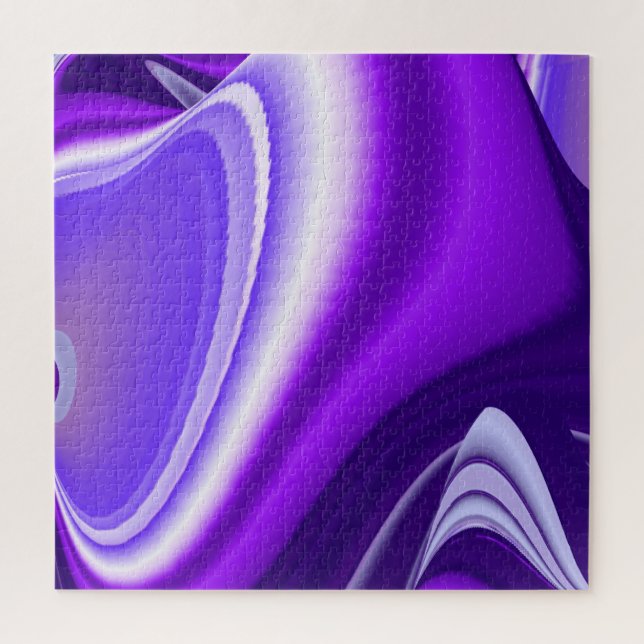 Purple Flower Rainbow Dreams Jigsaw Puzzle (Vertical)