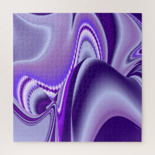 Purple Flower Rainbow Dreams Jigsaw Puzzle