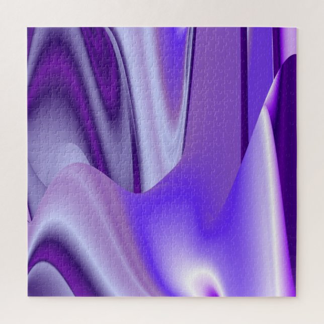 Purple Flower Rainbow Dreams Jigsaw Puzzle (Vertical)