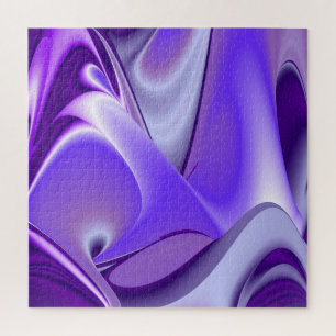 Purple Flower Rainbow Dreams Jigsaw Puzzle