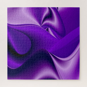 Purple Flower Rainbow Dreams Jigsaw Puzzle