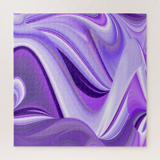 Purple Flower Rainbow Dreams Jigsaw Puzzle (Vertical)