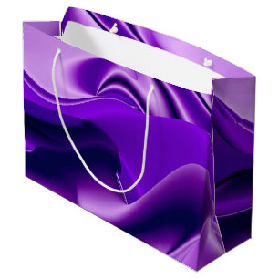 Purple Flower Rainbow Dreams Large Gift Bag