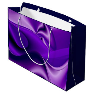 Purple Flower Rainbow Dreams Large Gift Bag