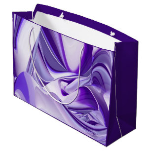 Purple Flower Rainbow Dreams Large Gift Bag