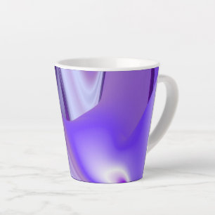 Purple Flower Rainbow Dreams Latte Mug
