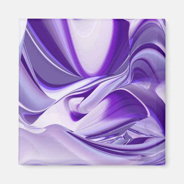 Purple Flower Rainbow Dreams Magnet (Front)