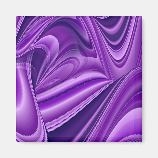 Purple Flower Rainbow Dreams Magnet (Front)