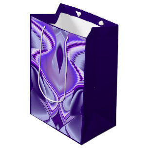 Purple Flower Rainbow Dreams Medium Gift Bag
