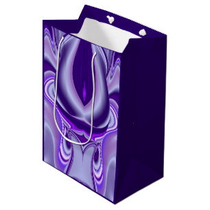 Purple Flower Rainbow Dreams Medium Gift Bag