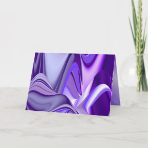 Purple Flower Rainbow Dreams Note Card
