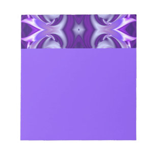 Purple Flower Rainbow Dreams Notepad