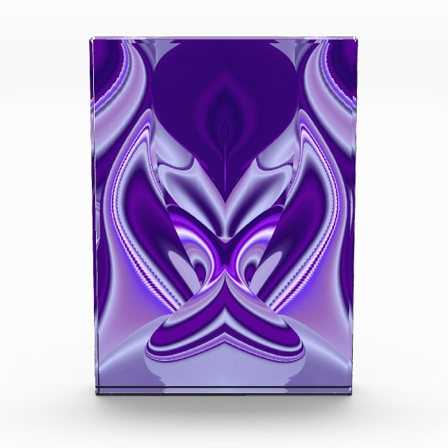 Purple Flower Rainbow Dreams Photo Block (Front)