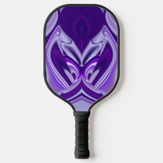 Purple Flower Rainbow Dreams Pickleball Paddle