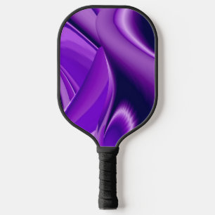 Purple Flower Rainbow Dreams Pickleball Paddle